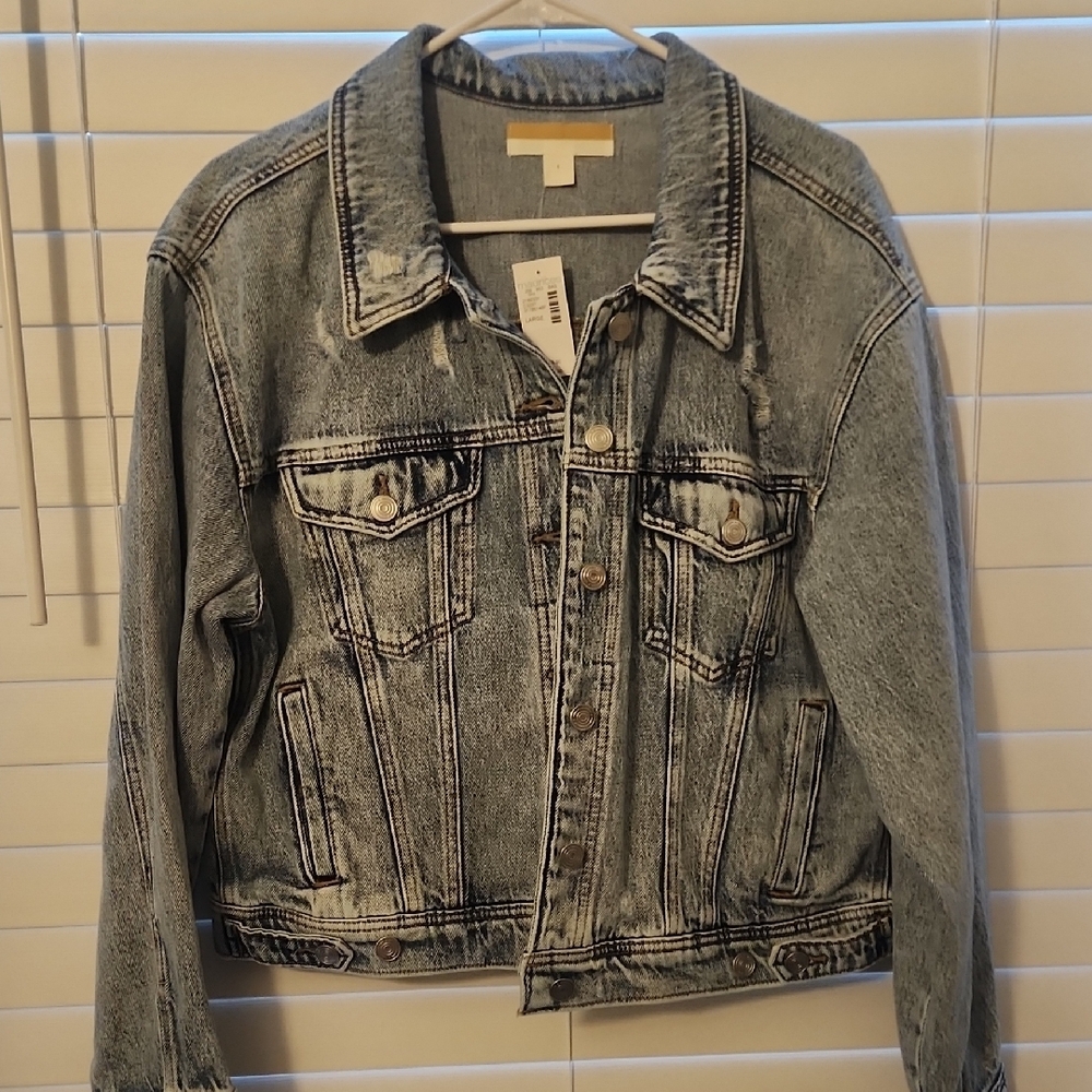 Maurices Blue Jean Jacket Classic Trucker Style